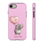 Cute Hippo Phone Case | Good Vibes, Gift for Friends, Cute Phone Accessories, Animal Lover Gift, Happy Phone Cover