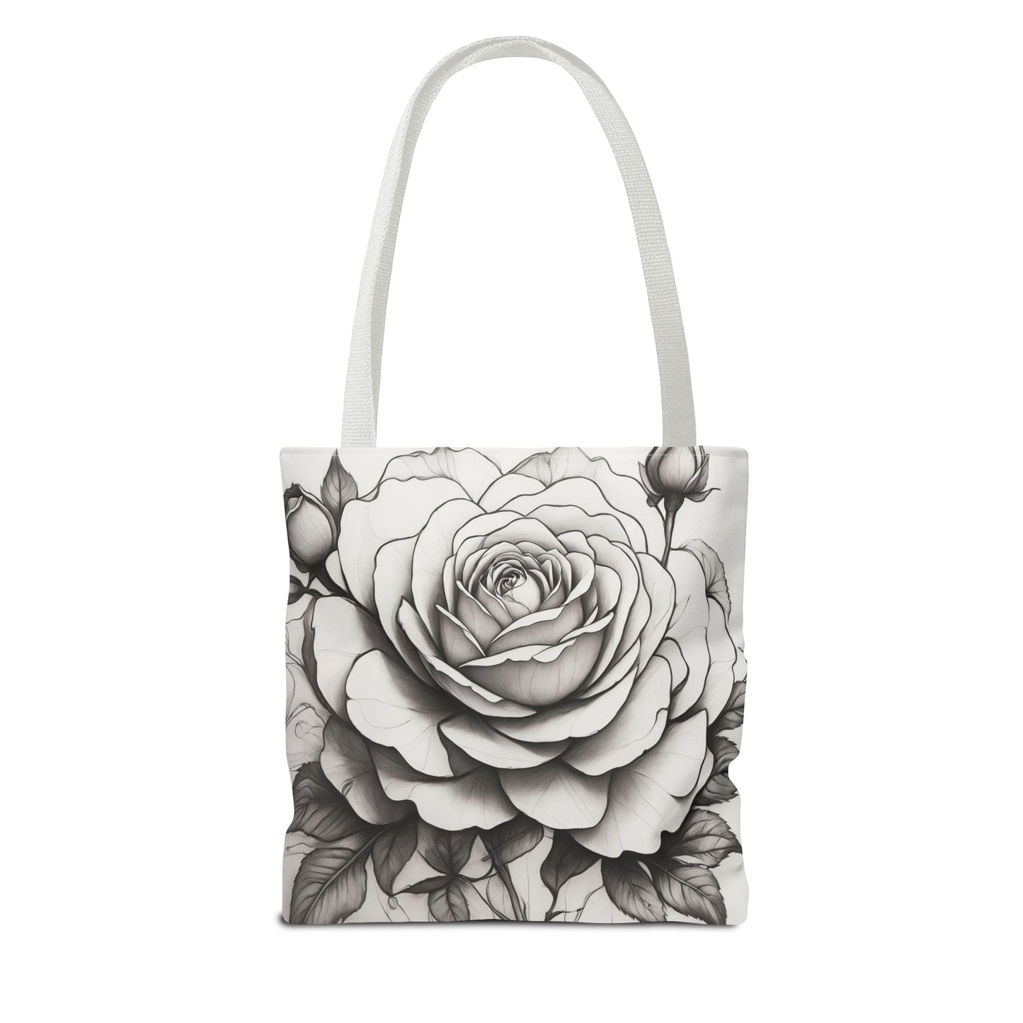 Elegant Floral Tote Bag, Garden Lover Gift, Shopping Bag, Art Print Tote, Mother's Day Gift, Eco-Friendly Canvas Bag