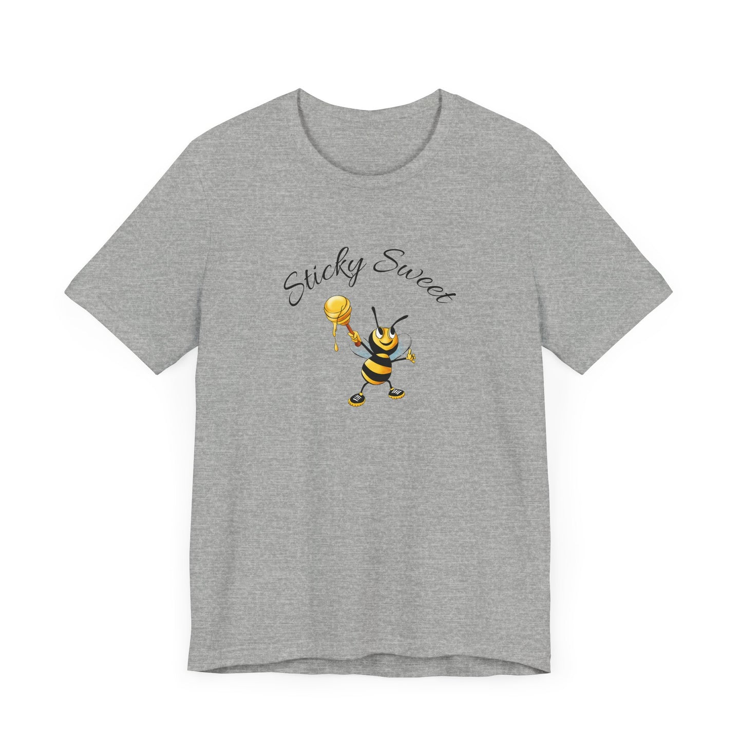 Sticky Sweet Bee Unisex Tee, Cute Bee T-Shirt, Honey Lover Gift