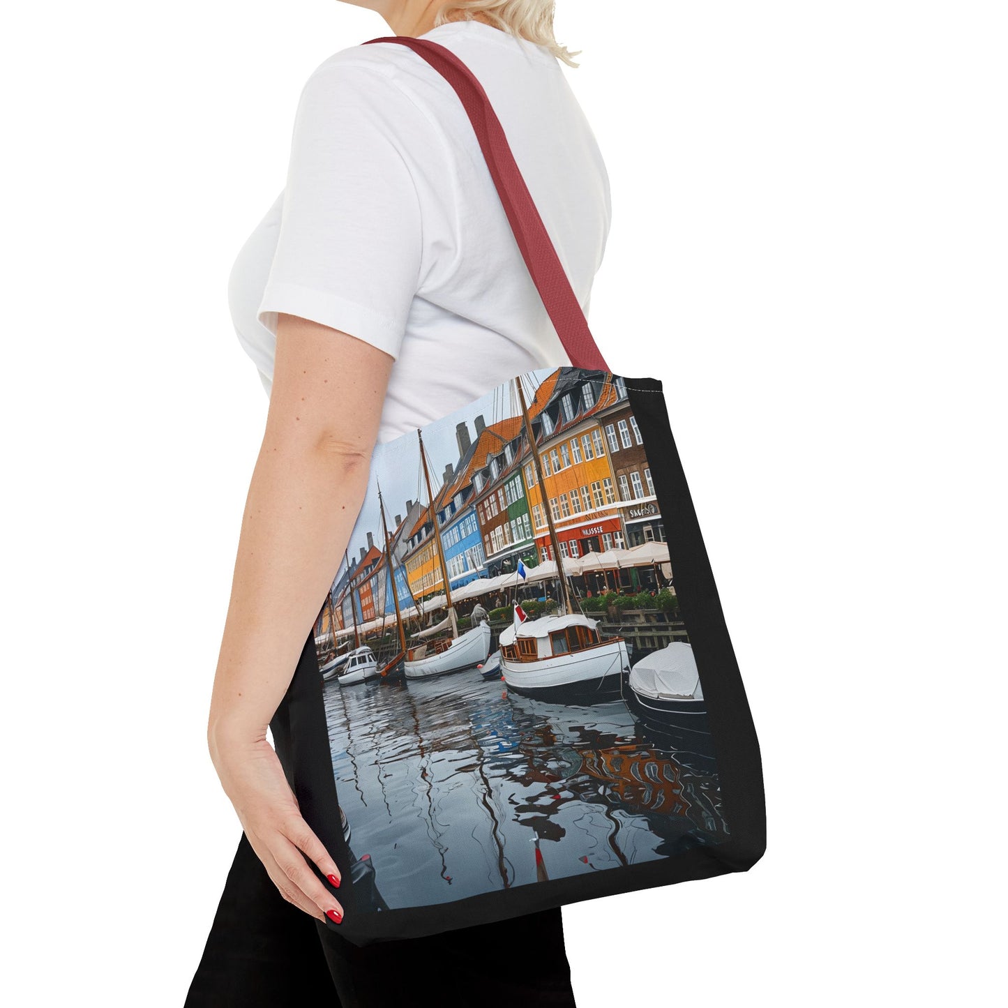 Charming Waterfront Tote Bag | Travel, Shopping,