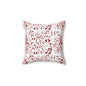 Musical Note Throw Pillow – Perfect for Music Lovers, Home Decor, Gift for Musicians, Cozy Accent, Square Plush Cushion