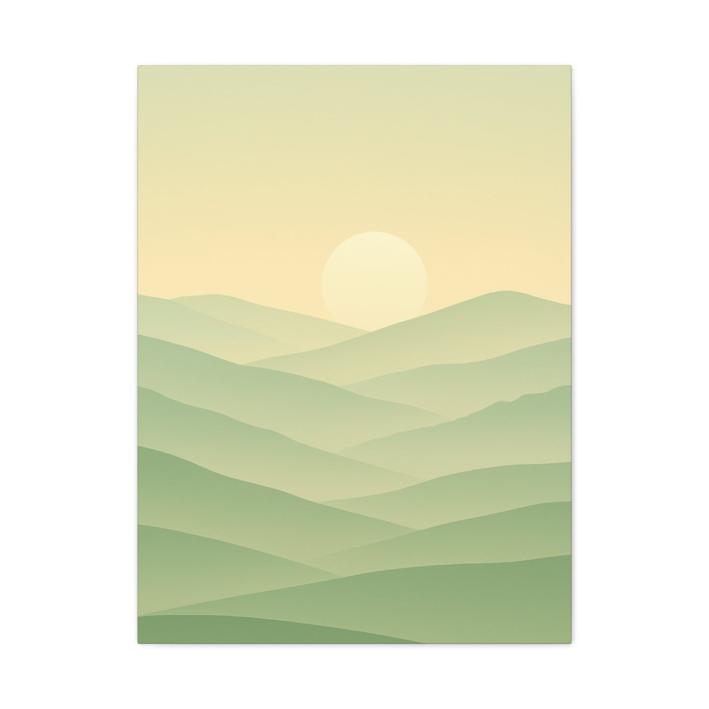 Matte Canvas, Stretched, 1.25" Sunset or Sunrise