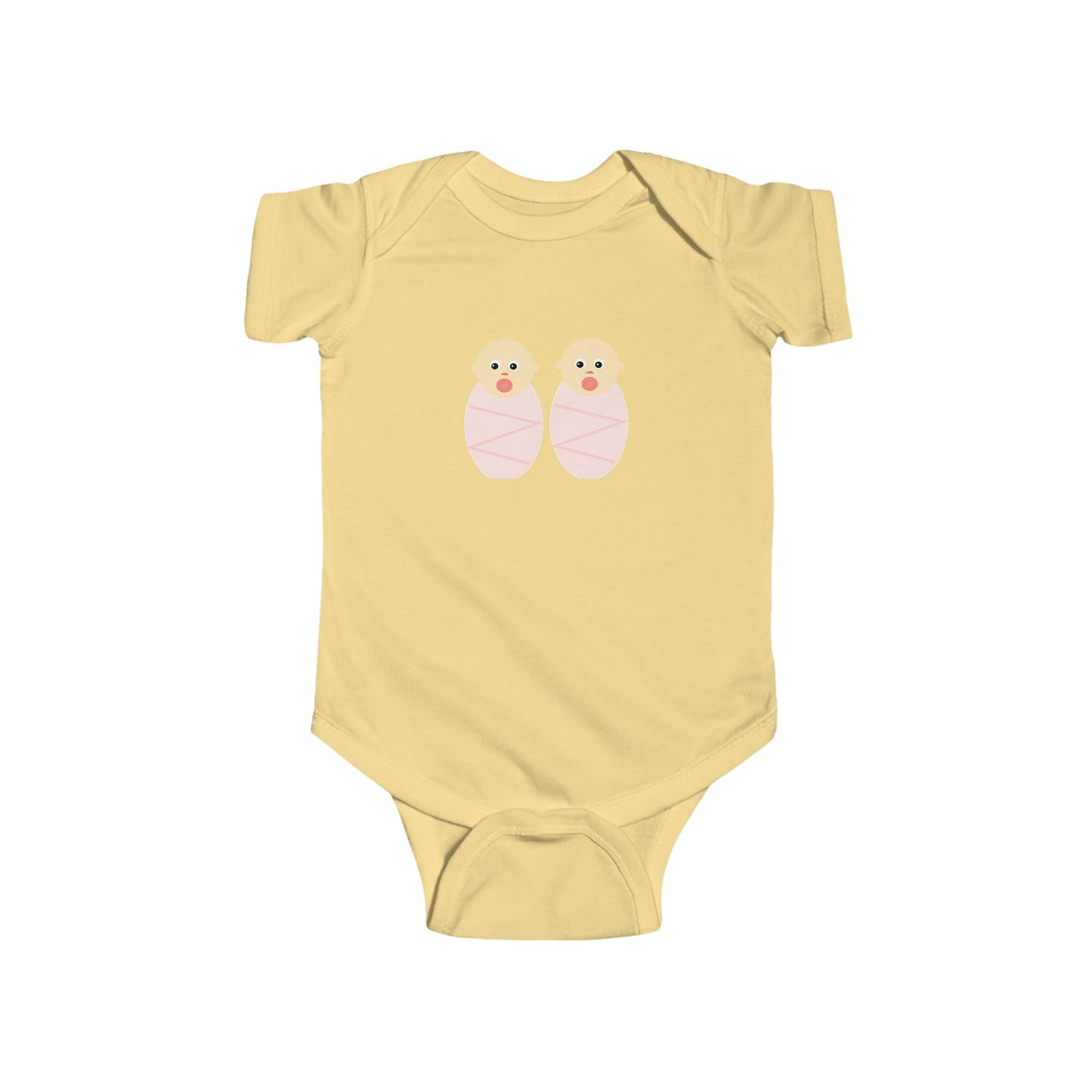 Cute Baby Bodysuit with Swaddled Chick Design, Newborn Gift, Baby Shower Outfit, Infant Clothing, Cute Baby Wear