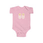 Cute Baby Bodysuit with Swaddled Chick Design, Newborn Gift, Baby Shower Outfit, Infant Clothing, Cute Baby Wear