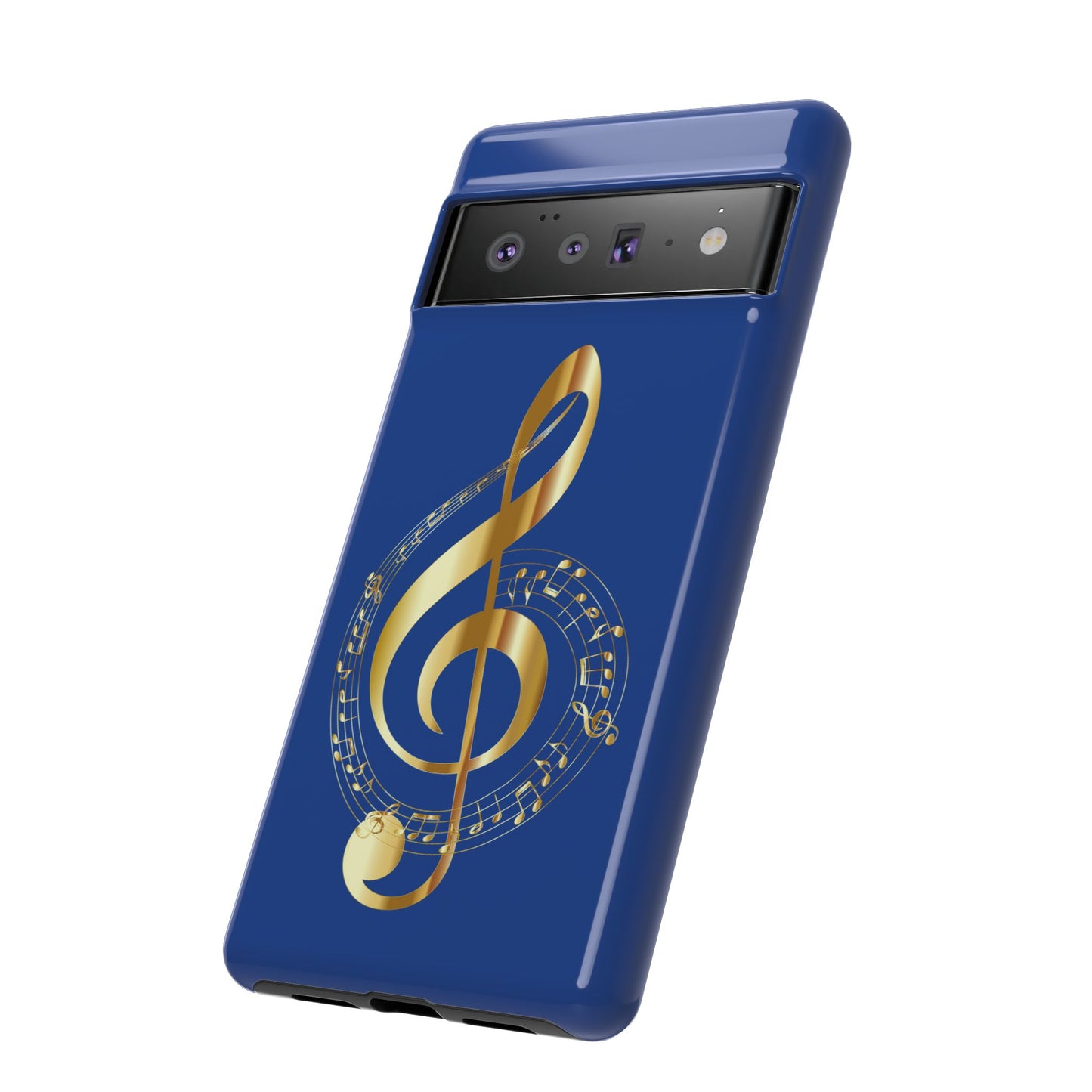 Tough Cases Blue and Gold Musical Note