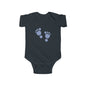 Baby Footprint Infant Bodysuit, Cute Baby Gift, Baby Shower Gift, Newborn Outfit, Milestone Clothing