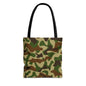 Camouflage Print Tote Bag, Stylish Shopping Bag, Everyday Use, Gym Tote, Eco-Friendly, Travel Accessory