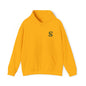 Floral S Initial Hoodie — Monogrammed Flower Letter Sweatshirt