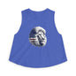 American Flag Lion Women's Crop Top — Patriotic Lion Graphic Tank
