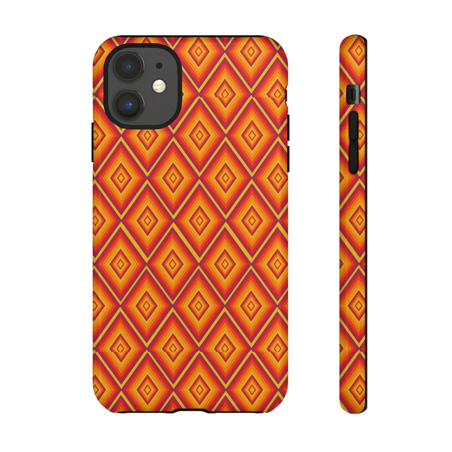 Geometric Phone Case, Tough Cases for Protection, Stylish Smartphone Cover, Vibrant Patterned Phone Accessory, Unique Gift Idea, [...]