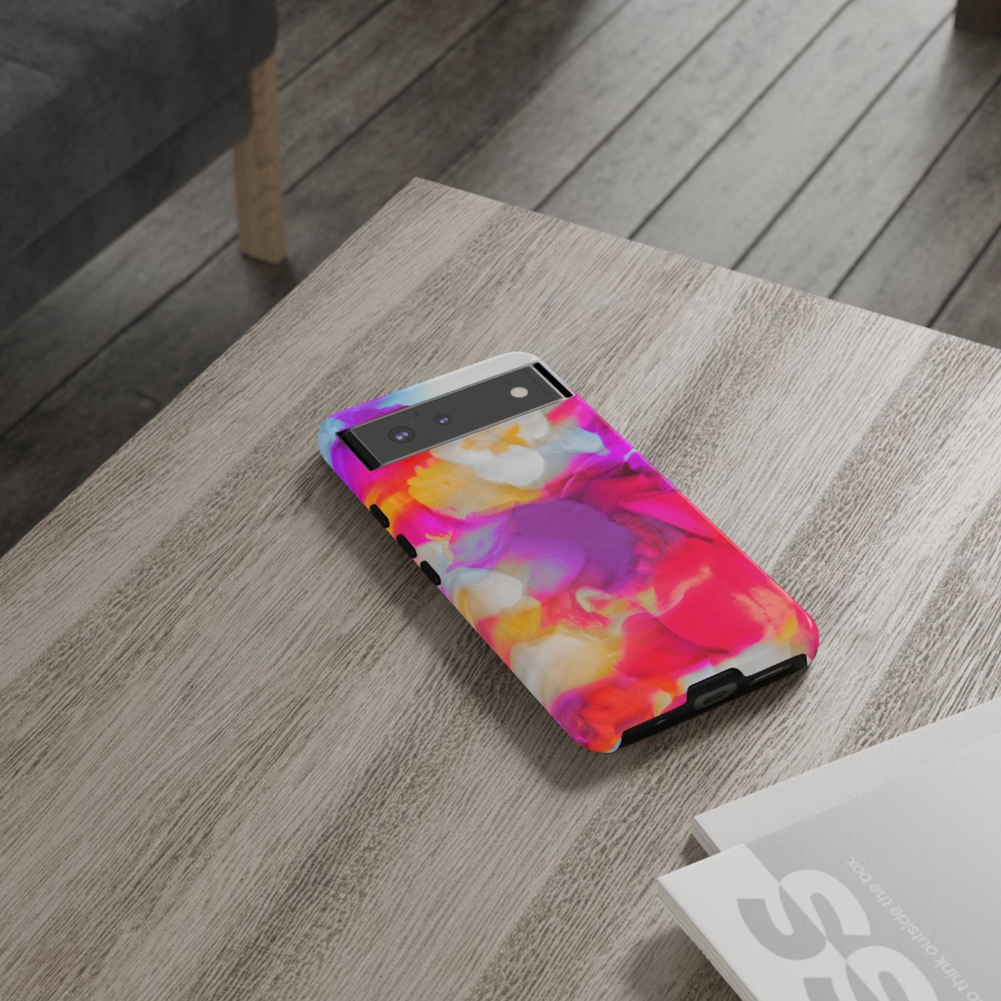 Floral Phone Case: Stylish Art for Your Device, Tough Cases, Gift for Her, Flower Print, Trendy Accessories, Phone Protection
