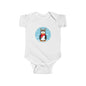 Infant Penguin Reindeer Bodysuit — Cute Holiday Baby Onesie