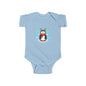 Infant Penguin Reindeer Bodysuit — Cute Holiday Baby Onesie
