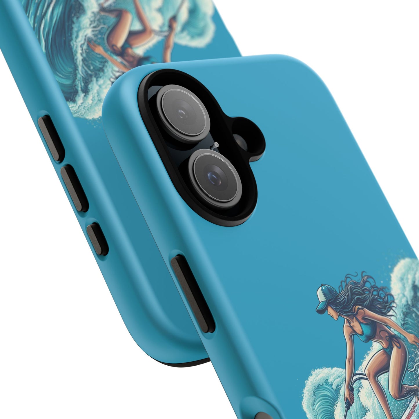 Surfing Phone Case, Coastal Vibes Phone Cover, Tough Cases for Beach Lovers, Ocean Art Phone Accessories, Summer Gift Idea