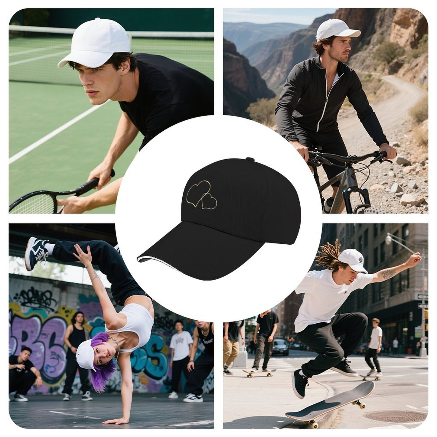 Baseball Cap for Hearts