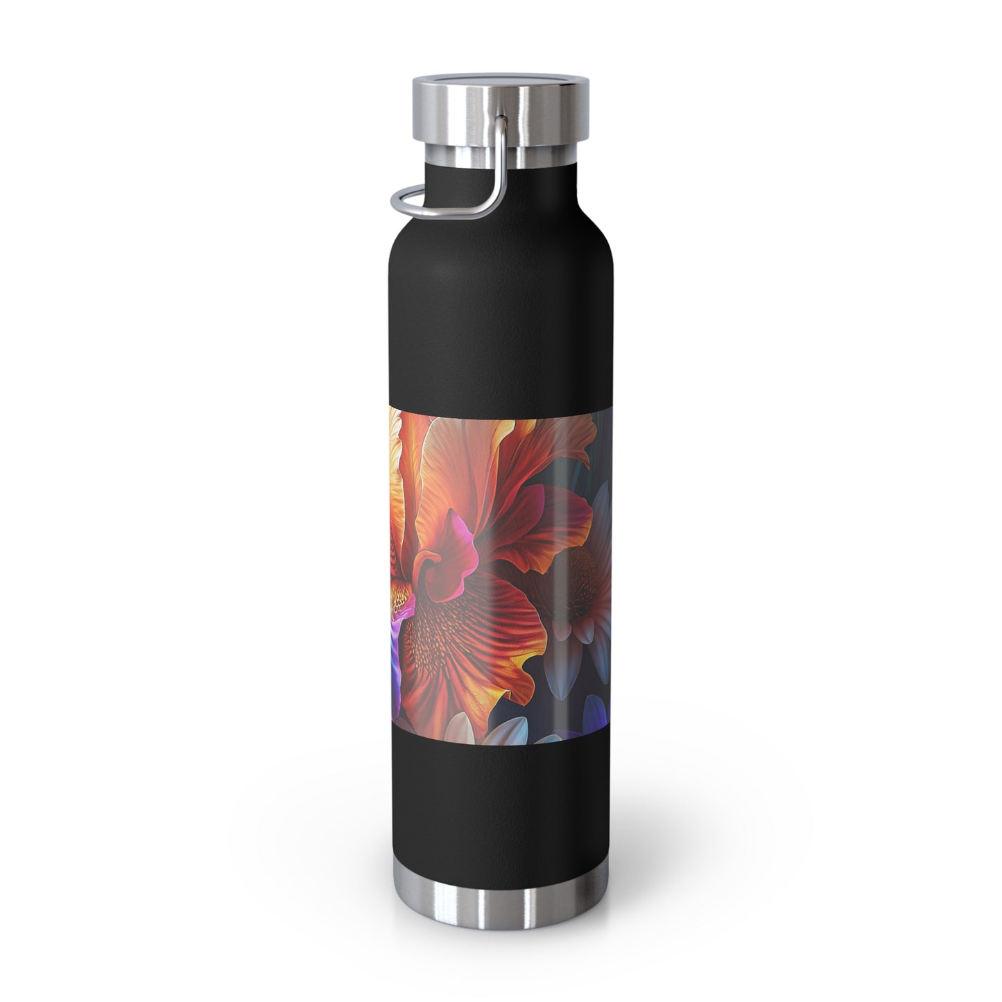 Astrological Copper Insulated Bottle, Cosmic Travel Mug, Horoscope Water Bottle, Starry Flask, Unique Gift for Astrology Lovers