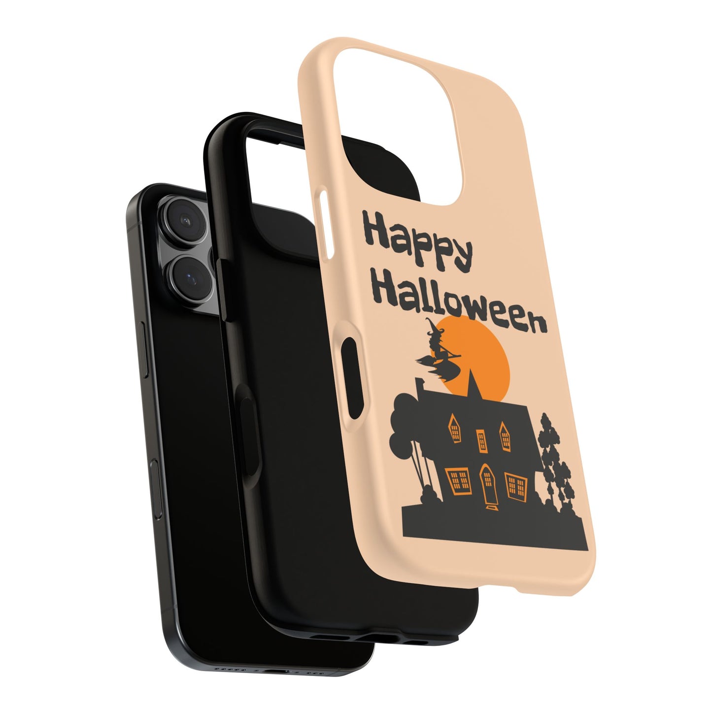 Halloween Phone Case, Spooky Mobile Cover, Tough Case for Phone, Witch Design, Fall Decor, Unique Gift for Halloween