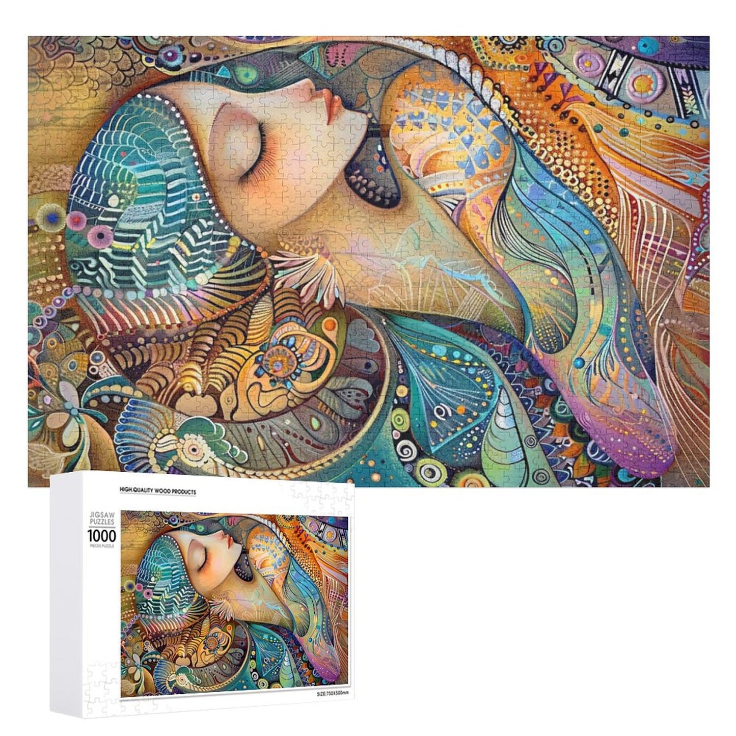 Wooden Picture Puzzle - Lady