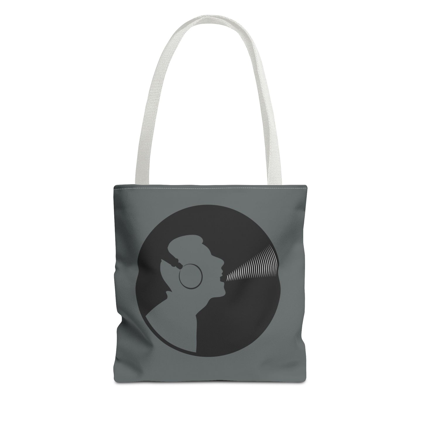 Music Lover's Tote Bag, Stylish Bag for Vinyl Enthusiasts, Gift for Music Lovers, Unique Shopping Tote, Record Player Accessory
