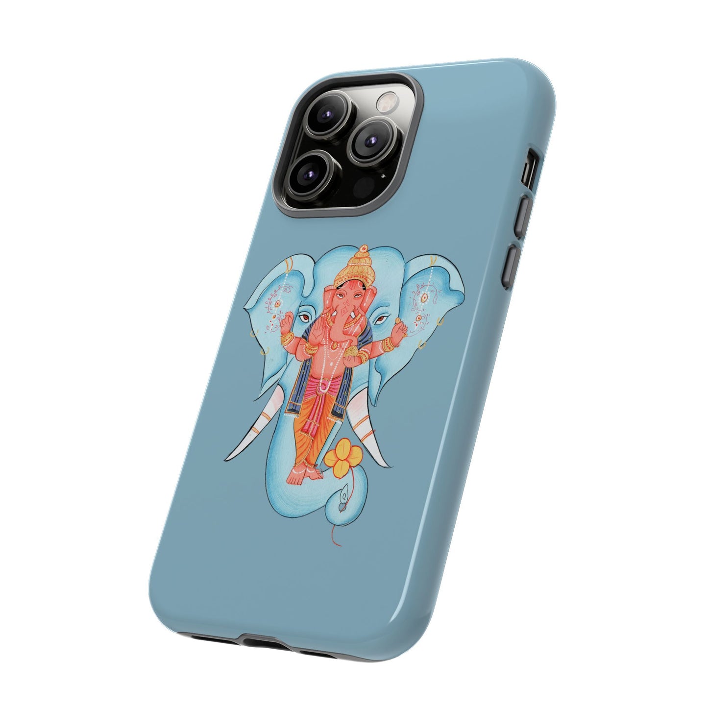 Tough Cases: Ganesh-Inspired Phone Case, Bohemian Phone Cover, Hindu Art Accessory, Festival Gift, Protective Phone Shell