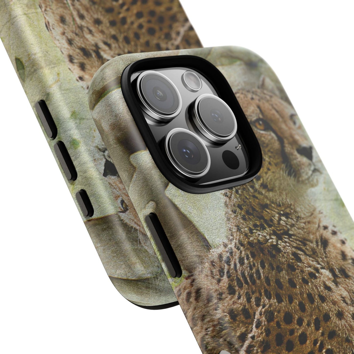 Cheetah Phone Case, Tough Cases, Animal Lover Gift, Wildlife Protection, Eco-Friendly Mobile Cover, Unique Phone Accessory