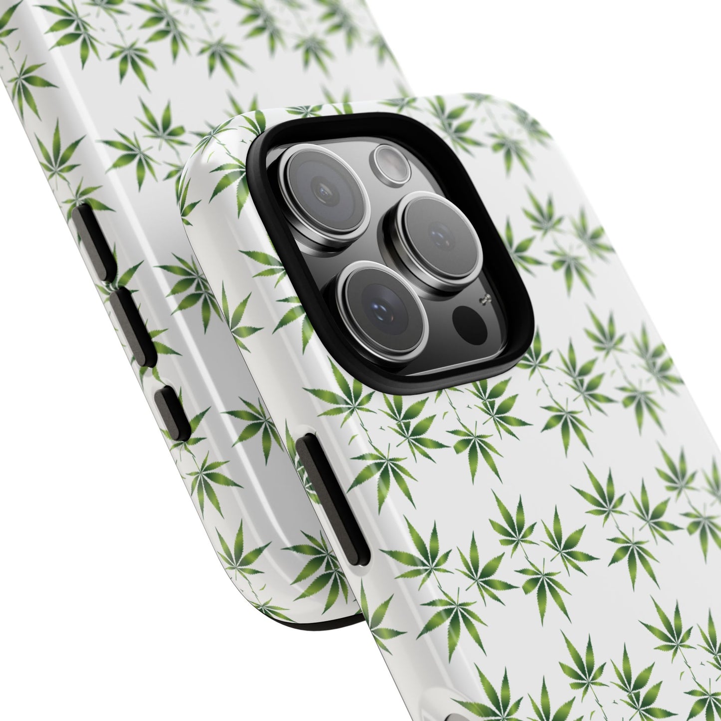 Stylish Phone Case with Cannabis Leaf Design, Durable Phone Cover, Gift for Stoner Friends, Unique Phone Accessory, Nature-Inspired Design