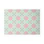 Glass Cutting Board – Pastel Pink & Mint Tile Pattern Kitchen Board