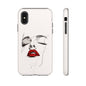 Stylish Phone Case with Artistic Lip Design, Femme Tech Accessory, Trendy Device Cover, Gift for Her, Unique Phone Accessories