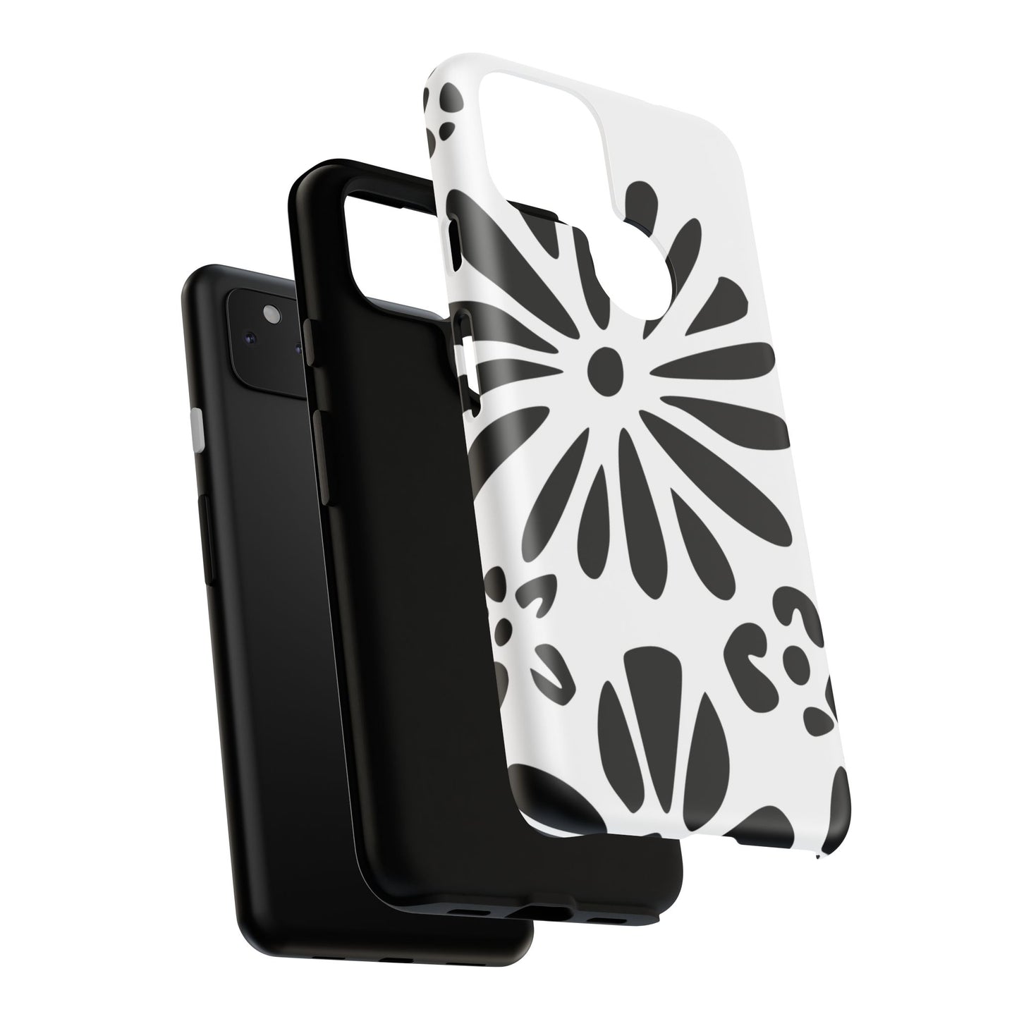 Stylish Phone Case with Floral Design, Tough Phone Cover for Her, Trendy Black and White Cell Phone Case, Unique Gift for Birthdays [...]