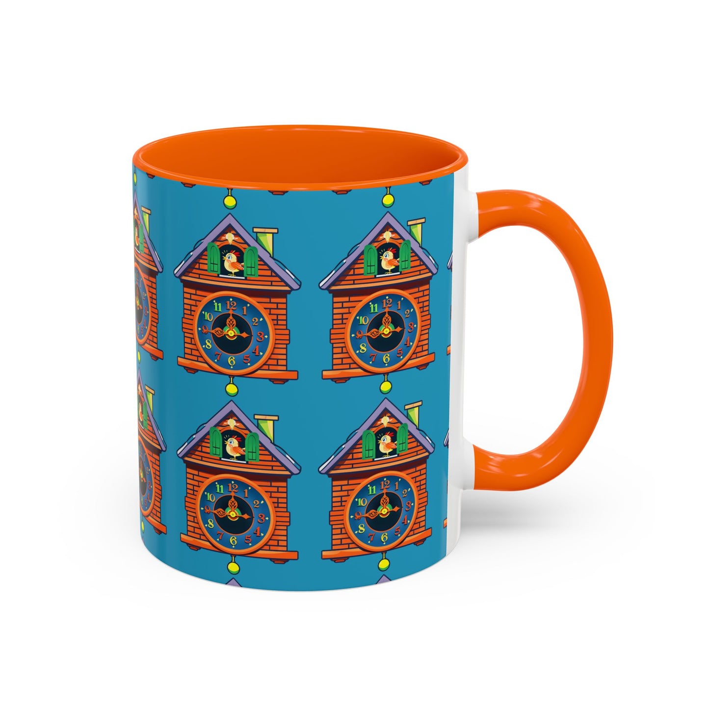 Whimsical Clock House Coffee Mug Unique Gift for Home Decor