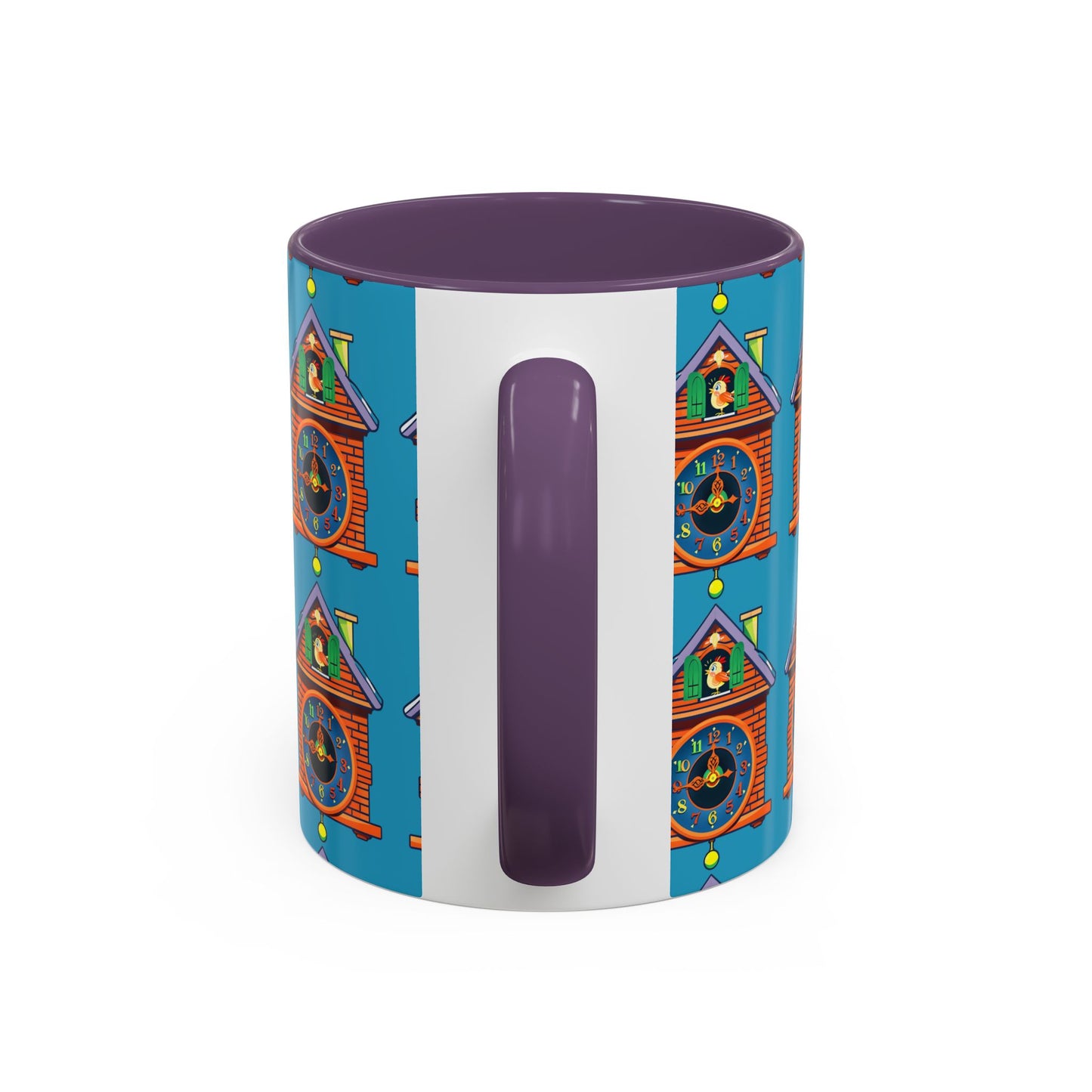 Whimsical Clock House Coffee Mug Unique Gift for Home Decor