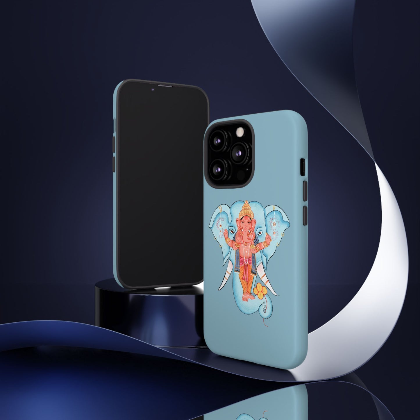 Tough Cases: Ganesh-Inspired Phone Case, Bohemian Phone Cover, Hindu Art Accessory, Festival Gift, Protective Phone Shell