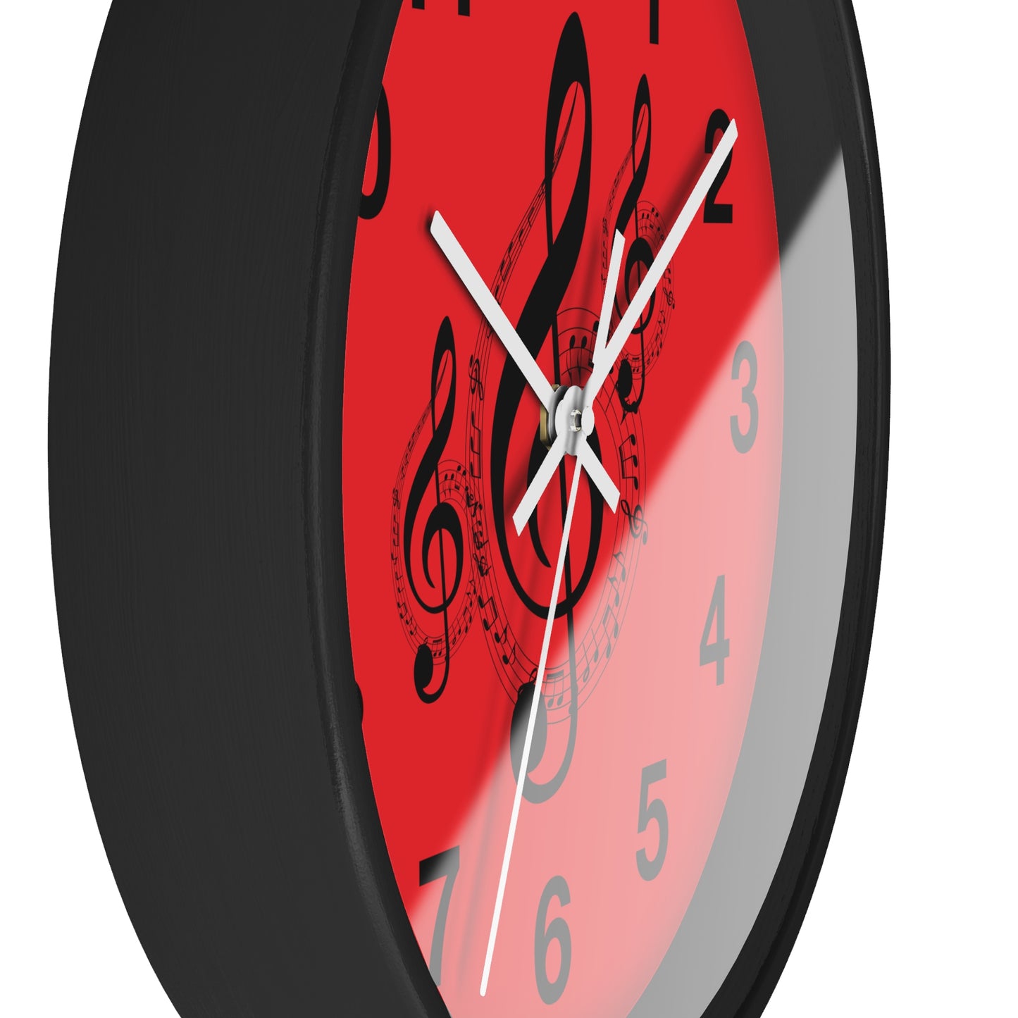 Musical Note Wall Clock - Perfect for Music Lovers, Gift for Musicians