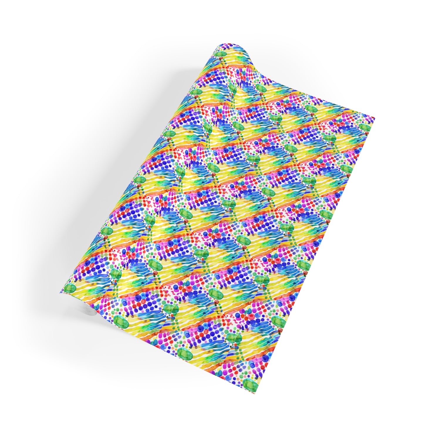 Vibrant Floral Gift Wrapping Paper Roll, Colorful Wrapping Paper, Birthday or Holiday Gift Wrap, Party Supplies, Eco-Friendly Gift Wrap