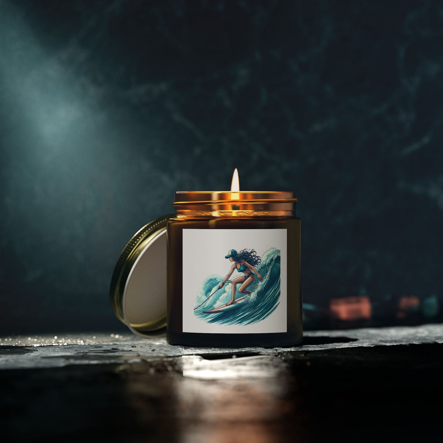 Scented Candles, Coconut Apricot Wax (4oz, 9oz)