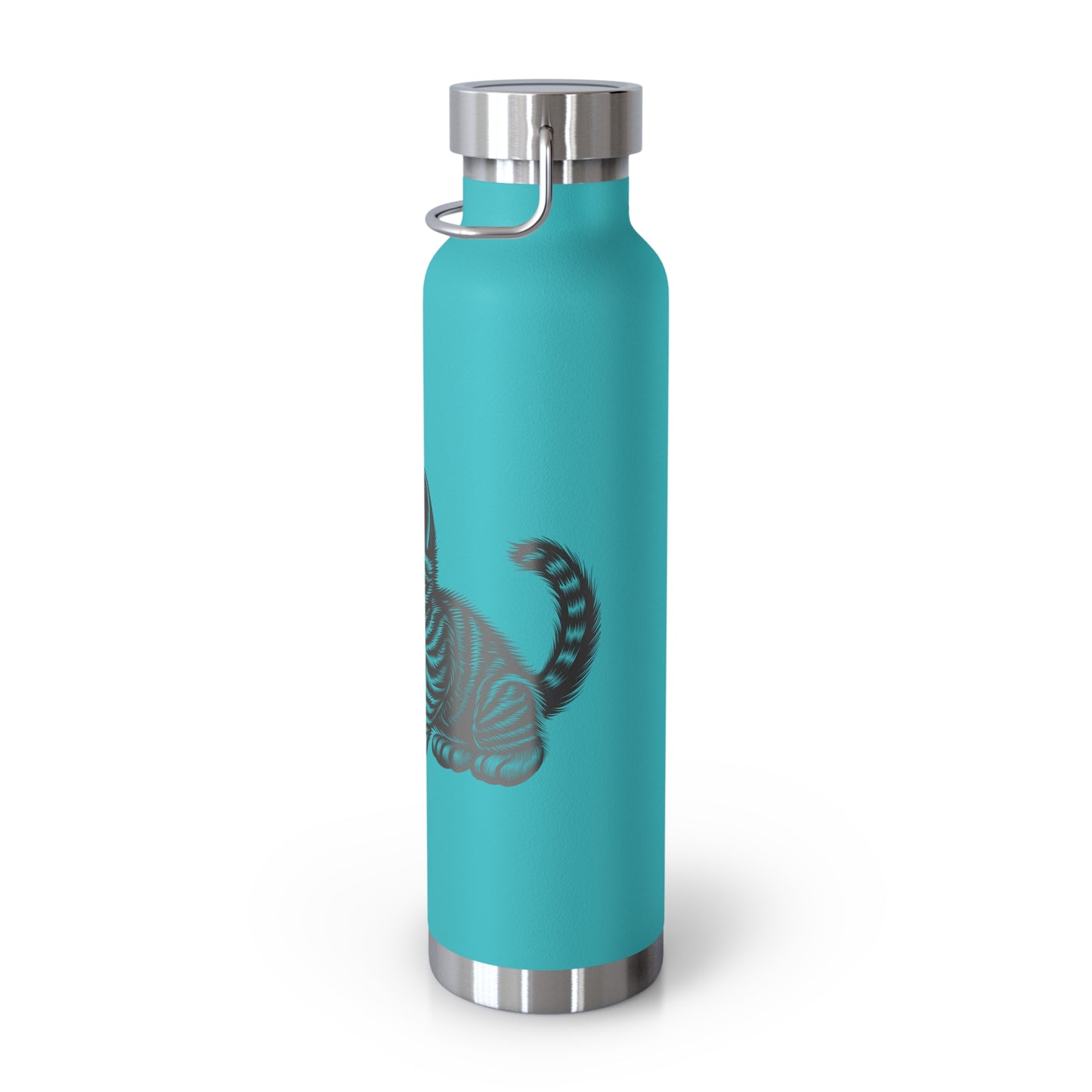 Cat and Butterfly Insulated Water Bottle, Cute Animal Flask, Travel Mug, Gift for Cat Lovers, Eco-Friendly Beverage Container