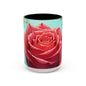Elegant Rose Coffee Mug for Floral Lovers, Perfect Gift for Mother’s Day, Birthday, Home Decor, Garden Enthusiasts, Art Collectors