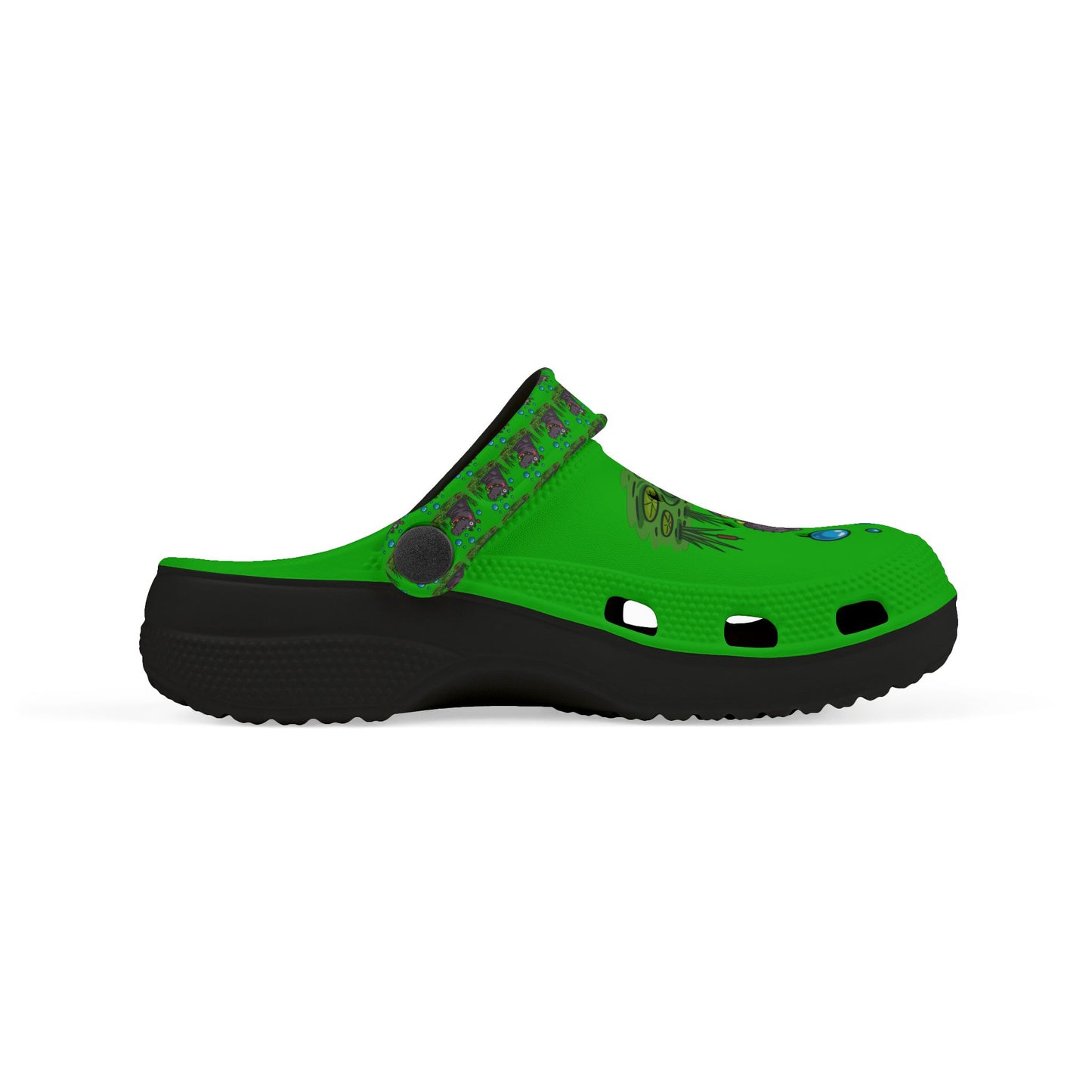 Hippo-Themed Kid's EVA Foam Clogs - Fun Waterproof Slip-Ons for Playtime, Summer, Gifts, Birthdays, Beach