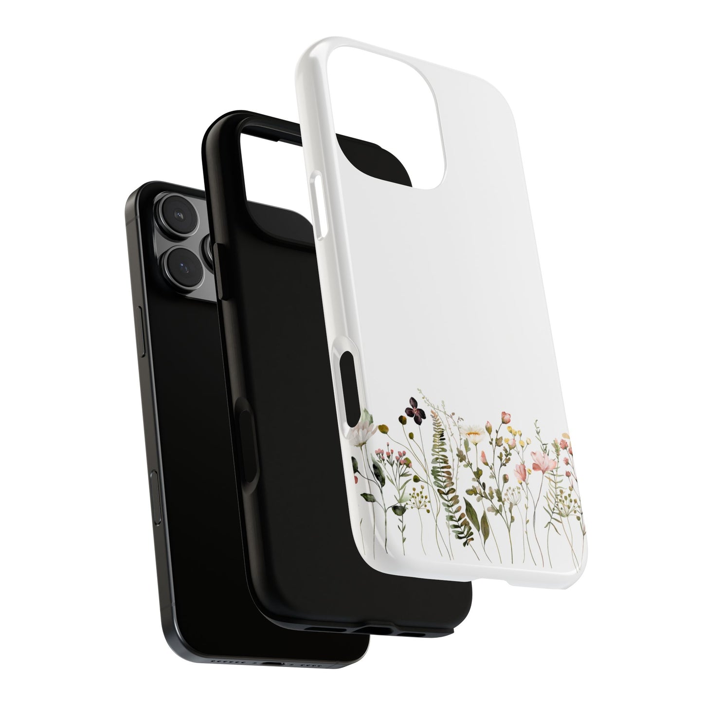 Floral Phone Case - Tough Cases for Nature Lovers, Stylish Floral Design, Phone Protection, Gifts for Her, Eco-Friendly Tech Accessories