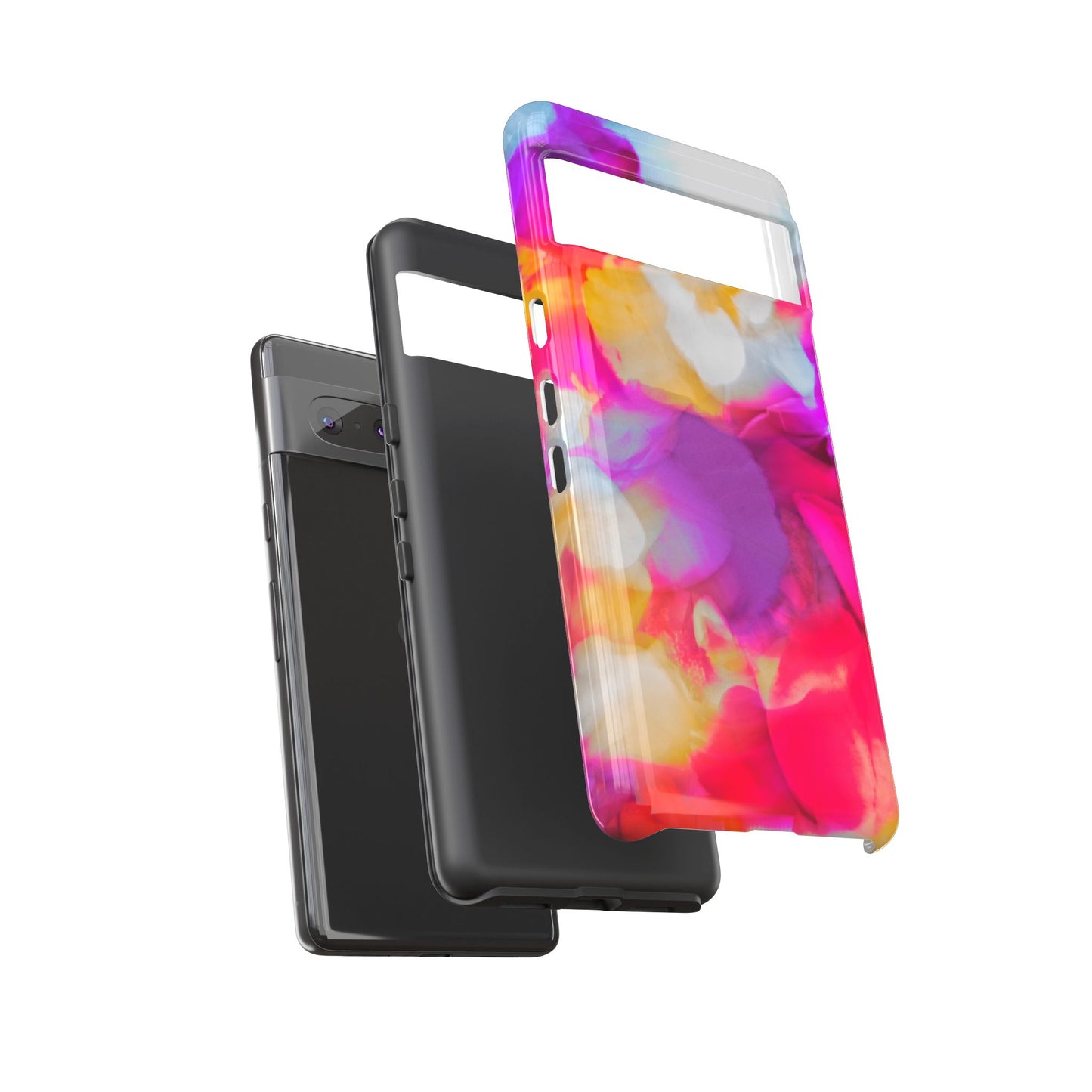 Floral Phone Case: Stylish Art for Your Device, Tough Cases, Gift for Her, Flower Print, Trendy Accessories, Phone Protection