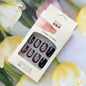 Black Press on Nails Short Square Fake Nails Black Vine Acrylic Glue on Nails Full Cover Glossy Nails Press ons Short Stick on Nails Summer Artificial Nails for Women Girls - 24Pcs