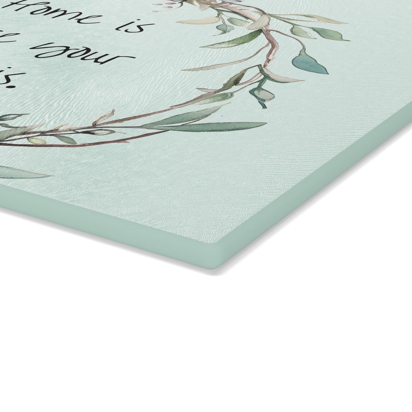 Charming Glass Cutting Board with Floral Wreath Design - Perfect for Home Decor, Housewarming Gift, Kitchen Essential, Wedding Gift, [...]