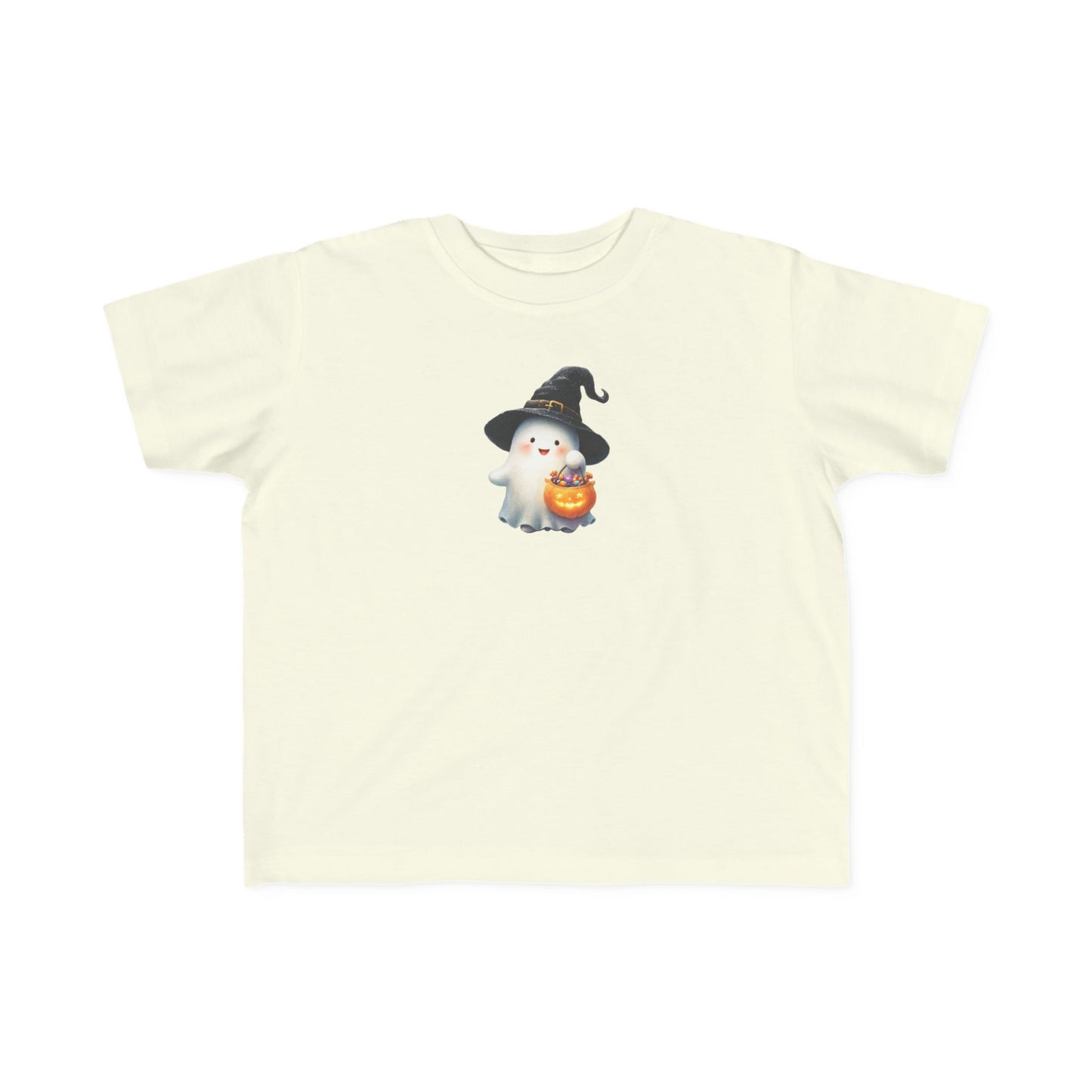 Adorable Halloween Toddler Tee, Cute Ghost Design, Kids Halloween Outfit, Witch Hat Shirt, Toddler Costume Top