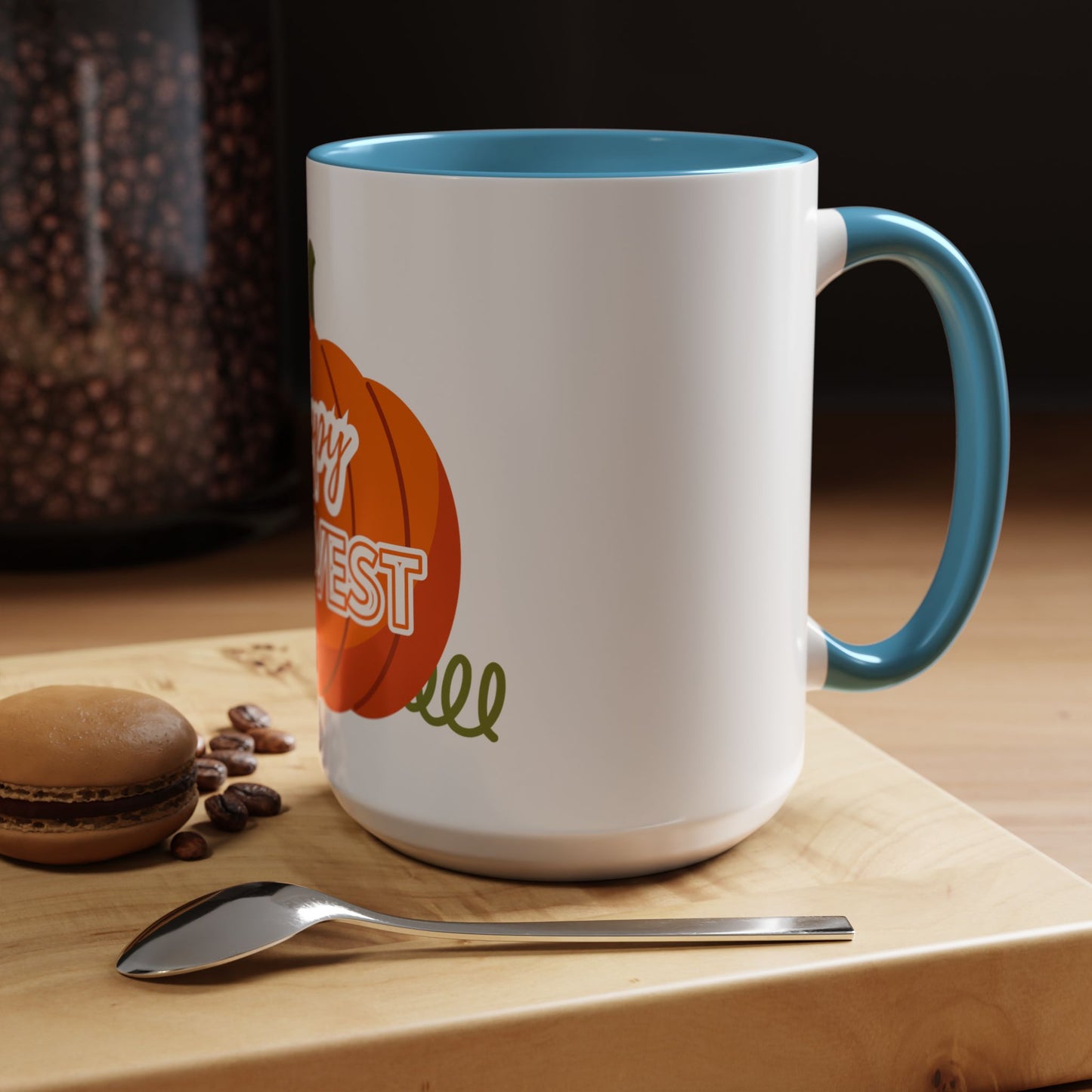 Happy Harvest Pumpkin Coffee Mug, Fall Mug, Seasonal Decor, Gift for Coffee Lovers, Autumn Vibes, Halloween Decoration