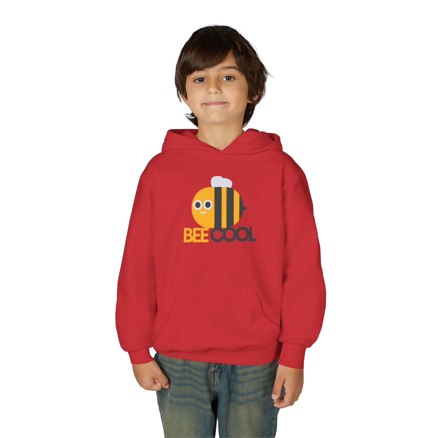 Youth Heavy Blend Hooded Sweatshirt - Bee Cool
