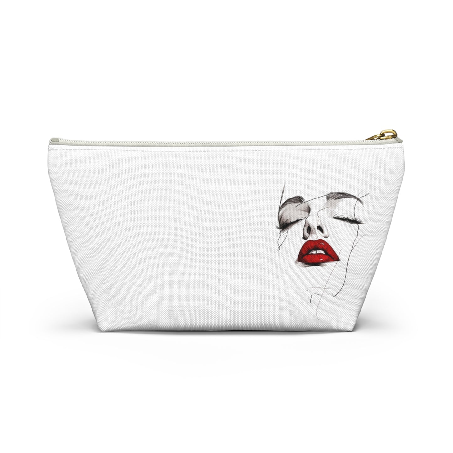 Elegant Makeup Accessory Pouch, Beauty Organizer Pouch, Cosmetic Bag, Gift for Her, Stylish Travel Pouch, Fashionable Storage