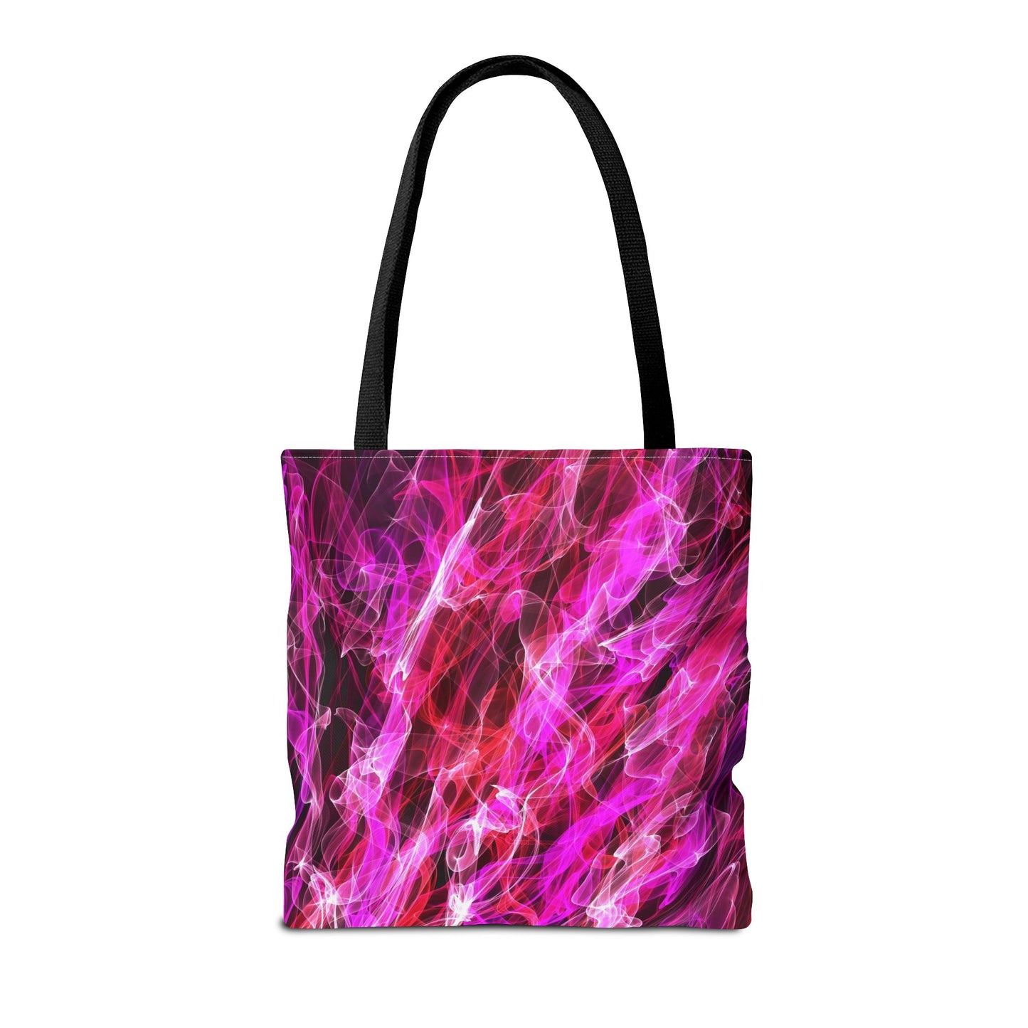 Vibrant Abstract Tote Bag, Colorful Shopping Bag