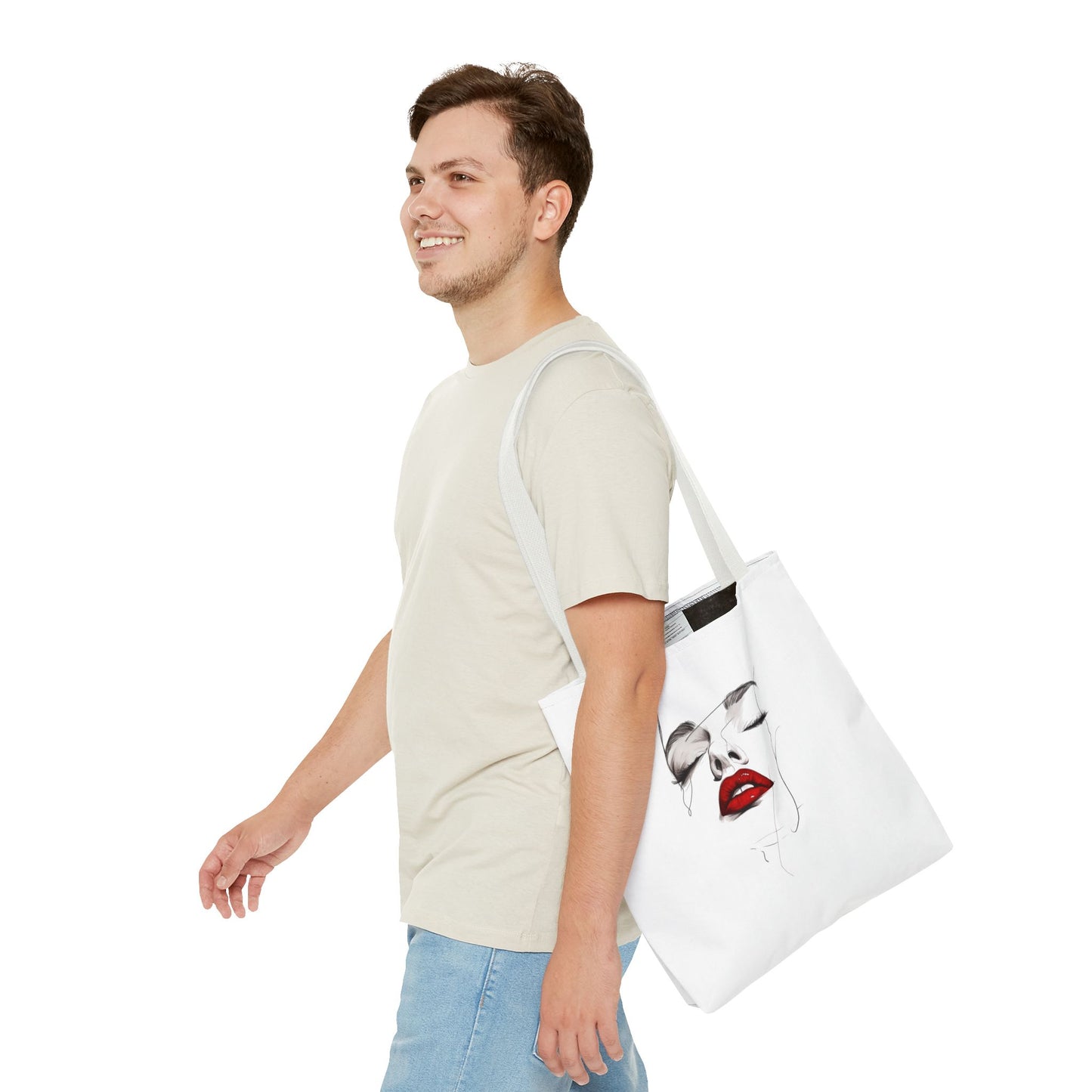 Chic Art Tote Bag, Fashion Tote, Stylish Handbag, Unique Gift, Art Lover’s Bag, Everyday Essentials, Casual Accessory
