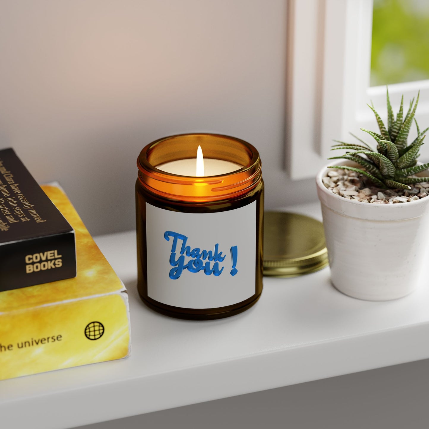 Thank You Scented Candles, Gift for Herals