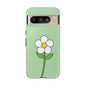 Floral Phone Case - Tough Cases for Nature Lovers, Cute Green Flower Design, iPhone Cover, Gift for Her, Spring Accessories